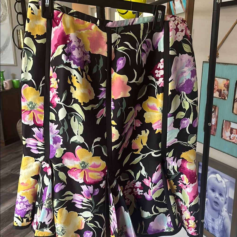 Transitions Silk Floral Women's Skirt floral - Picture 1 of 3